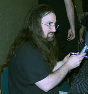 Jim Butcher during a panel about himself at Dragon*Con '06